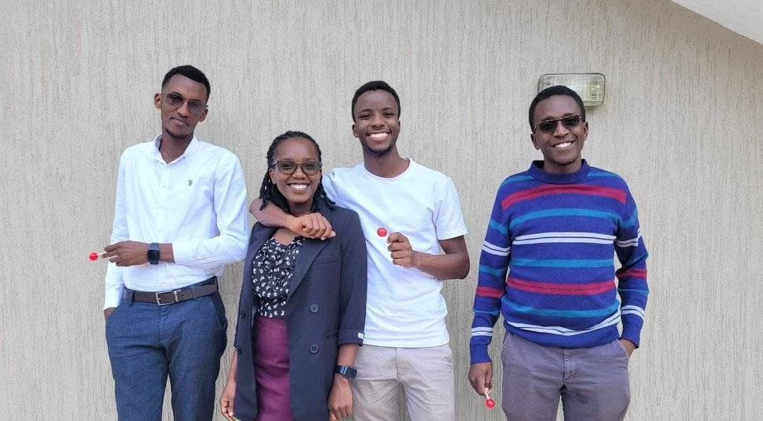 Young leaders smiling together